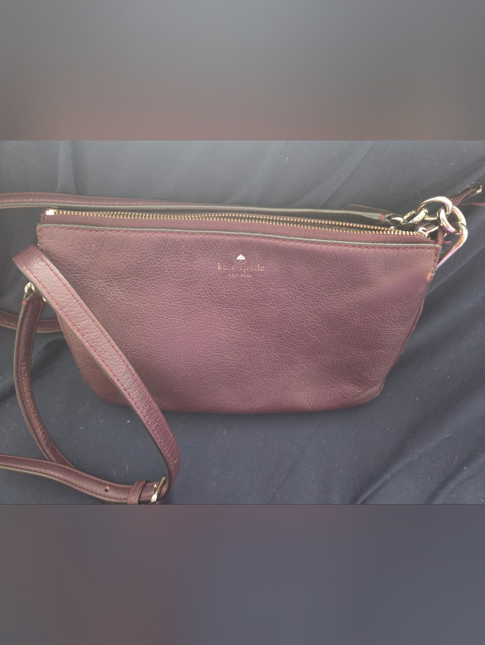 Kate Spade Jackson Gusset Triple Compartmet Crossbody
